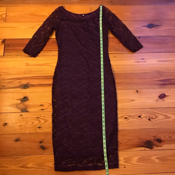 Bundle of Red Purple Black Bodycon Dresses, EUC, M - Picture 7 of 16